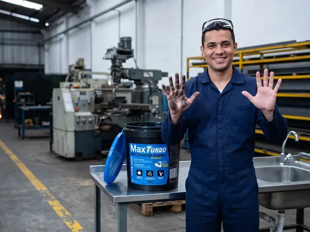 Pasta desengraxante MaxTurbo para metalúrgicas