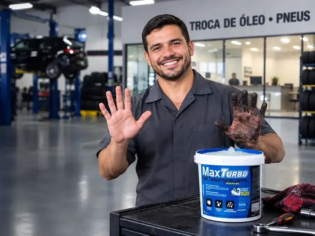 Pasta desengraxante MaxTurbo para autocenters e redes