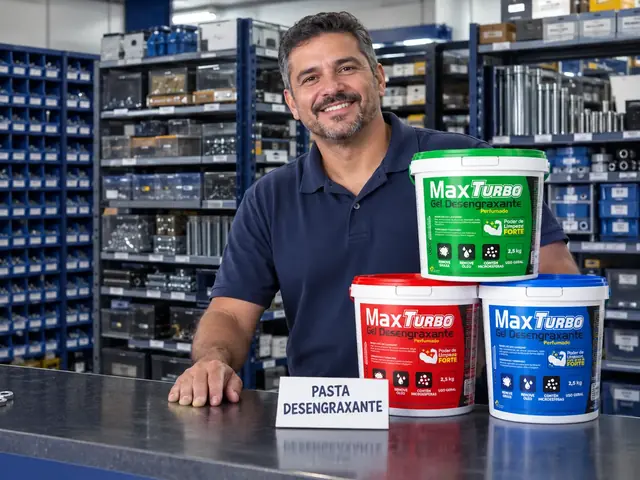 Pasta desengraxante MaxTurbo para lojas de parafusos